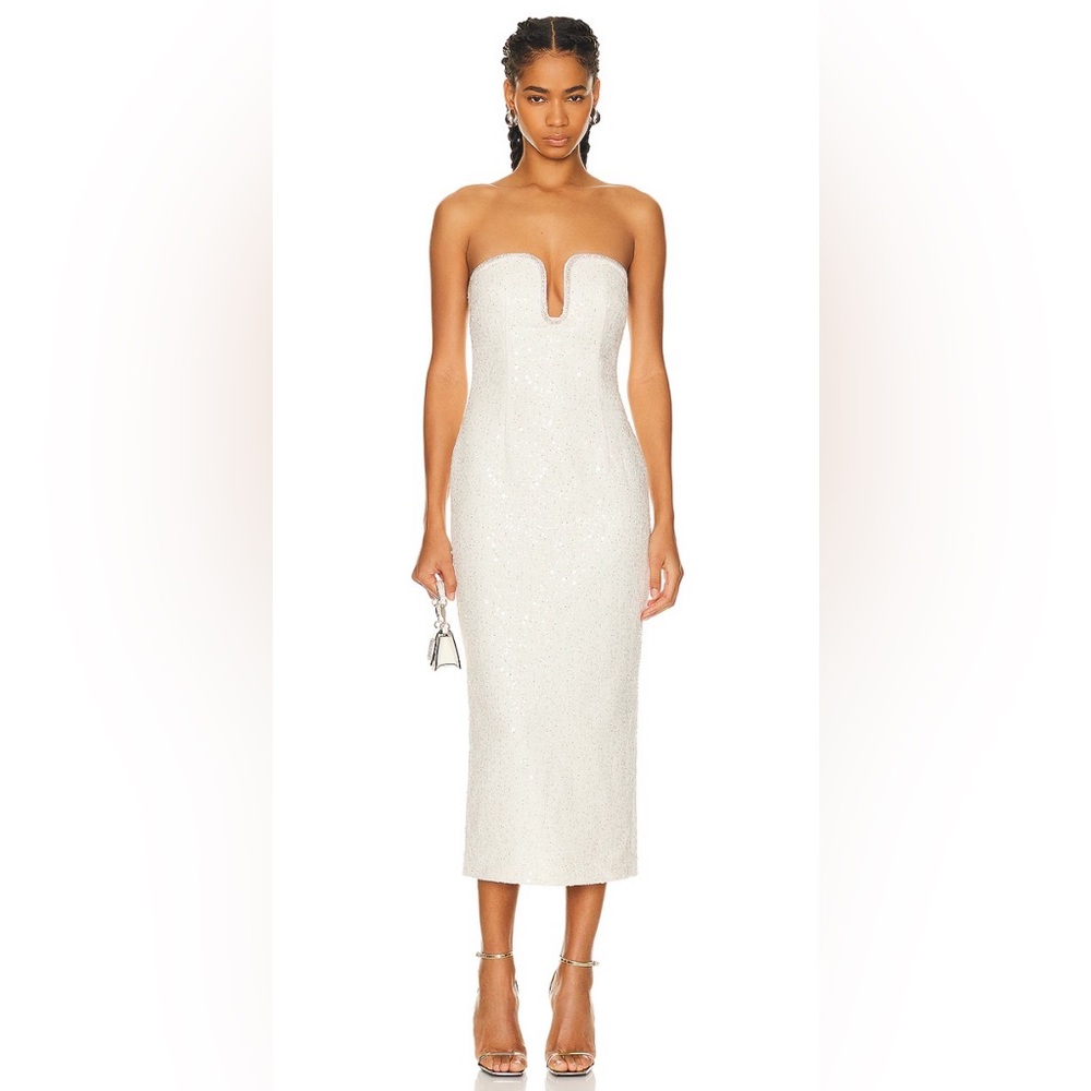 Self-Portrait Boucle Midi Dress NWT